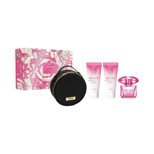 Versace 4-Pc. Eau De Parfum Fragrance with Round Makeup Bag Gift Set