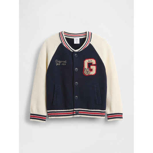 Toddler & Varsity Logo Sweater Jacket