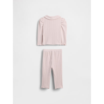 Baby Softspun Pointelle Rib Outfit Set