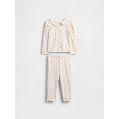 Baby Softspun Pointelle Rib Outfit Set