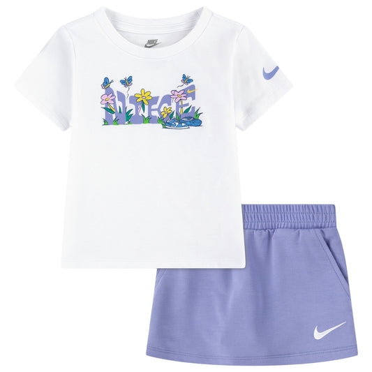 Girls Nike Flower Graphic Scooter T-shirt