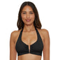 Becca Women's V-Neck Halter Swim Top