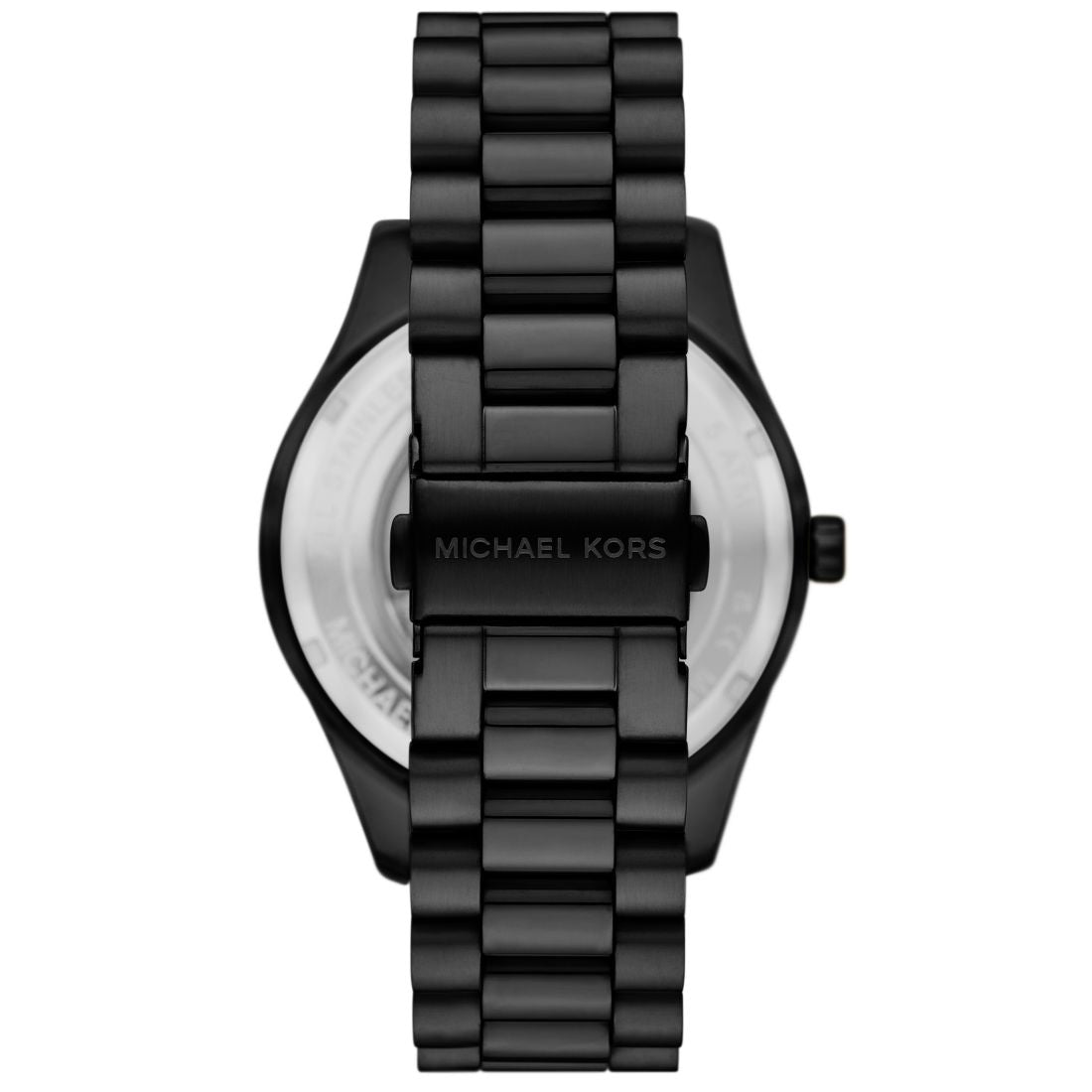 Michael Kors Men's Lexington Automatic Black Ip Stainless Steel Watch, 45mm
