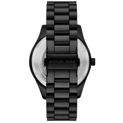 Michael Kors Men's Lexington Automatic Black Ip Stainless Steel Watch, 45mm