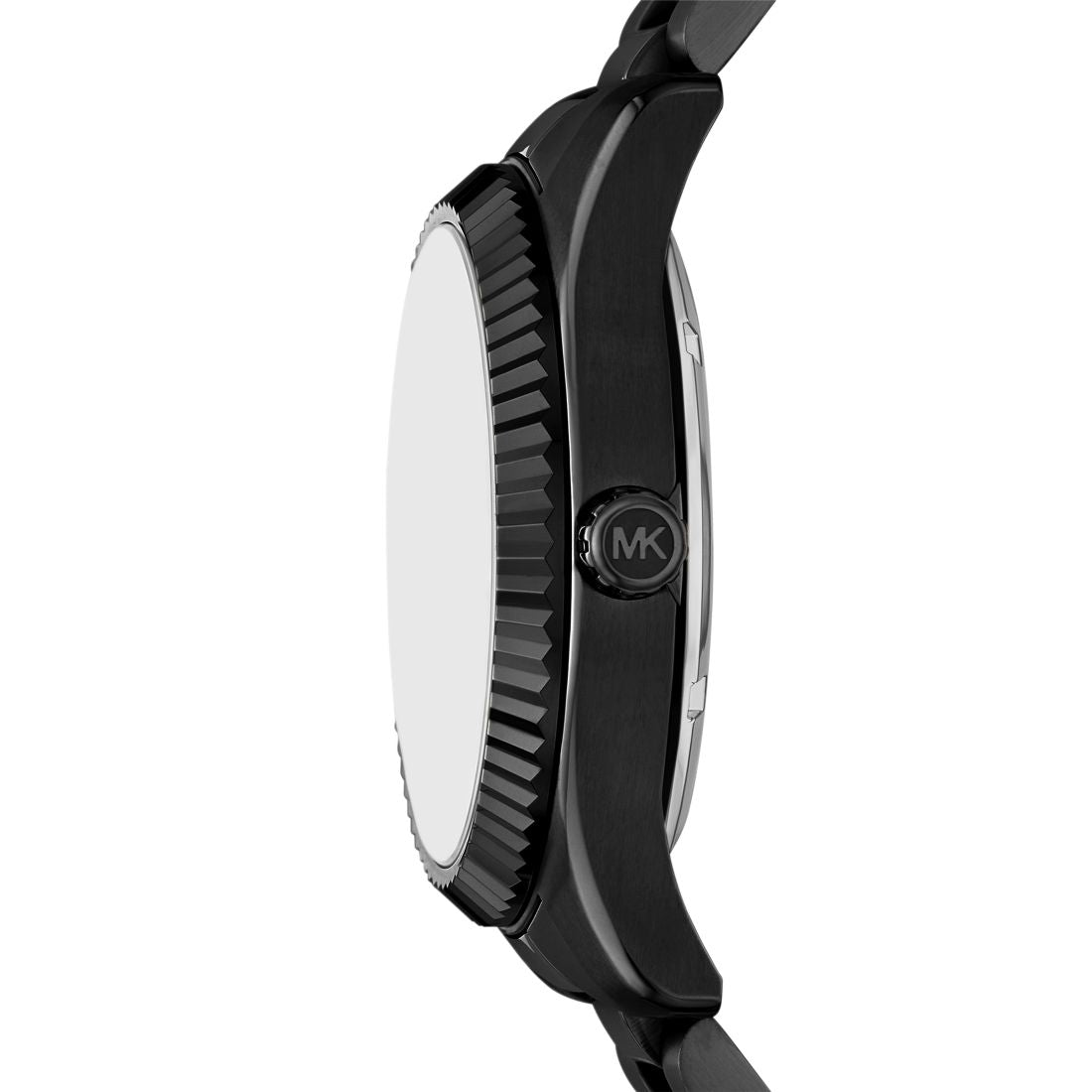 Michael Kors Men's Lexington Automatic Black Ip Stainless Steel Watch, 45mm