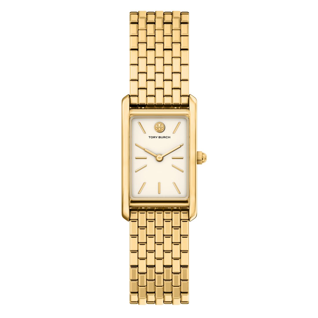 Tory Burch Women's The Eleanor Slim Quartz Two-Hand Gold Stainless Steel Watch, 22mm