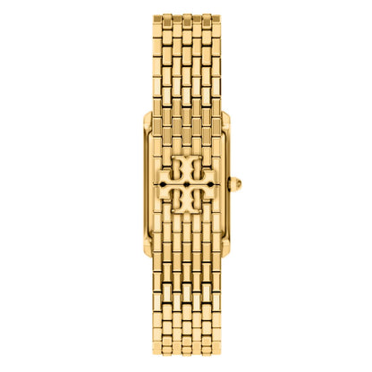 Tory Burch Women's The Eleanor Slim Quartz Two-Hand Gold Stainless Steel Watch, 22mm