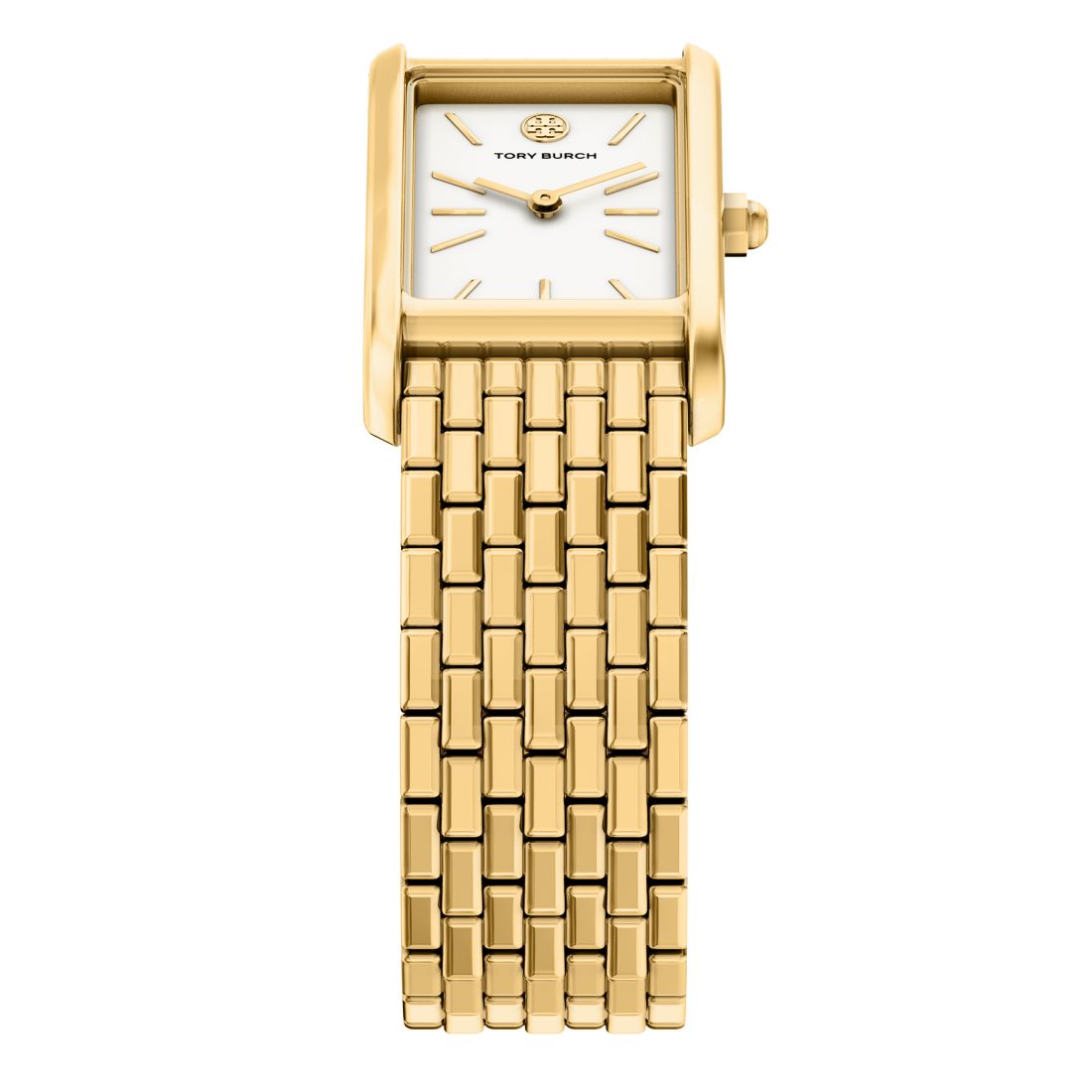 Tory Burch Women's The Eleanor Slim Quartz Two-Hand Gold Stainless Steel Watch, 22mm