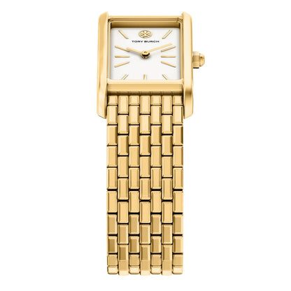 Tory Burch Women's The Eleanor Slim Quartz Two-Hand Gold Stainless Steel Watch, 22mm