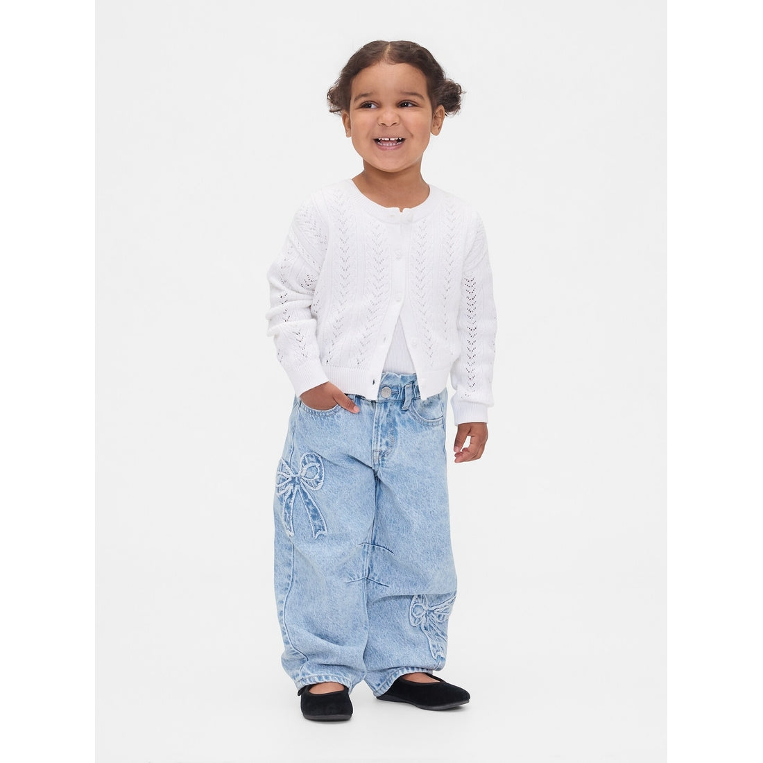 Toddler & Daisy Horseshoe Jeans