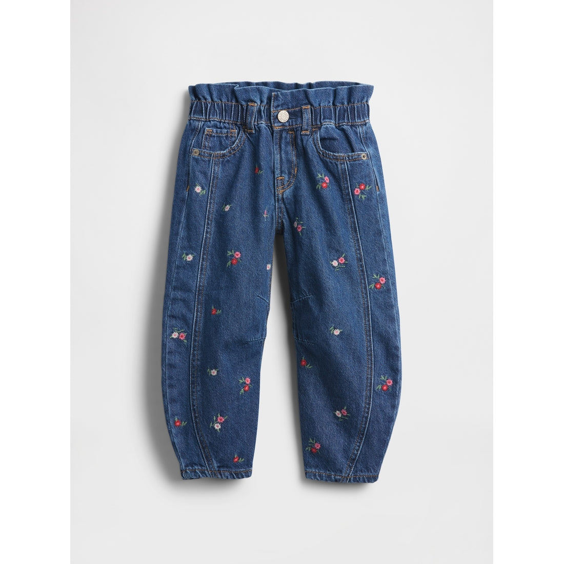 Toddler & Floral Horseshoe Jeans