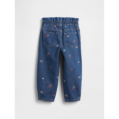 Toddler & Floral Horseshoe Jeans