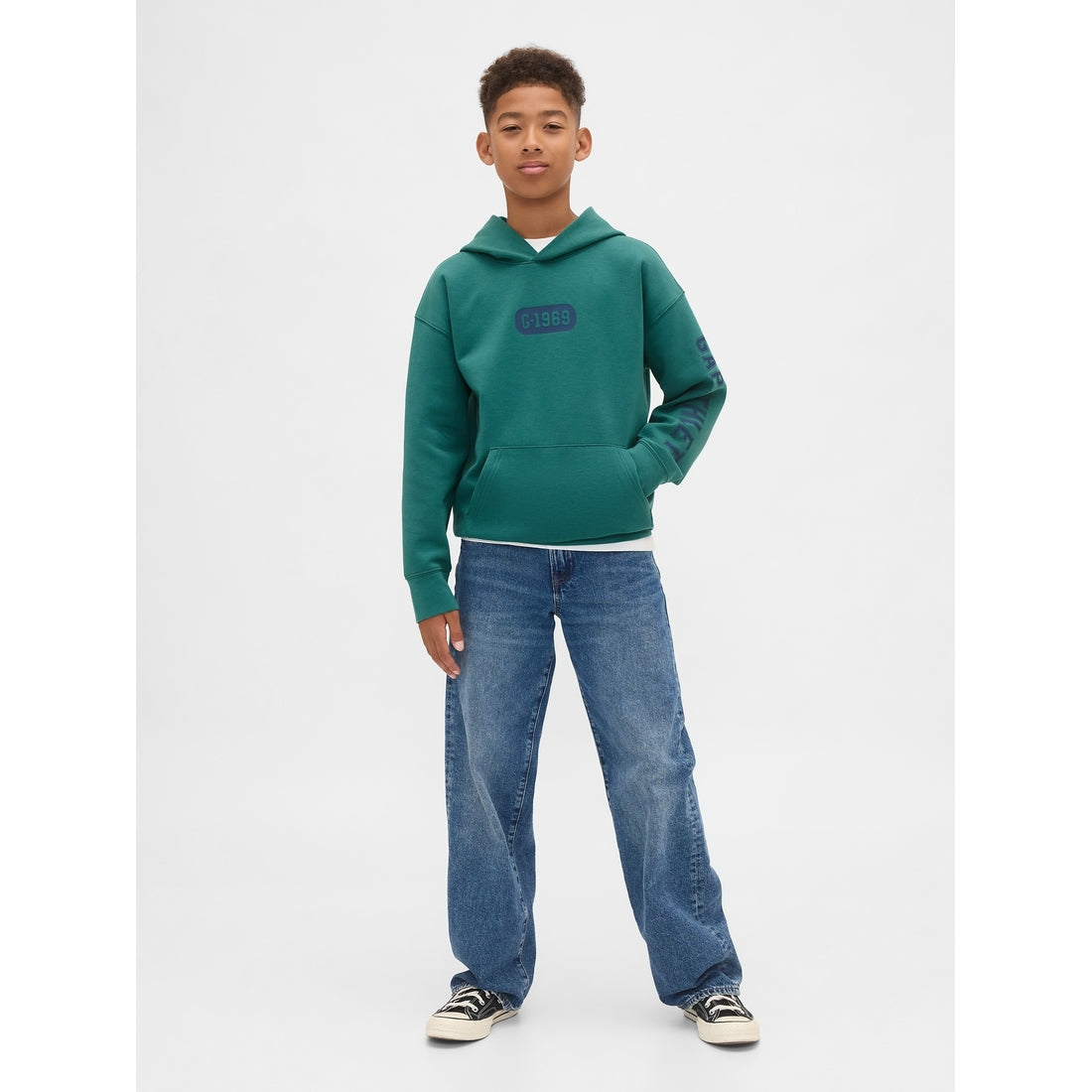Boys' Gapfit Tech Quick-Dry Logo Hoodie