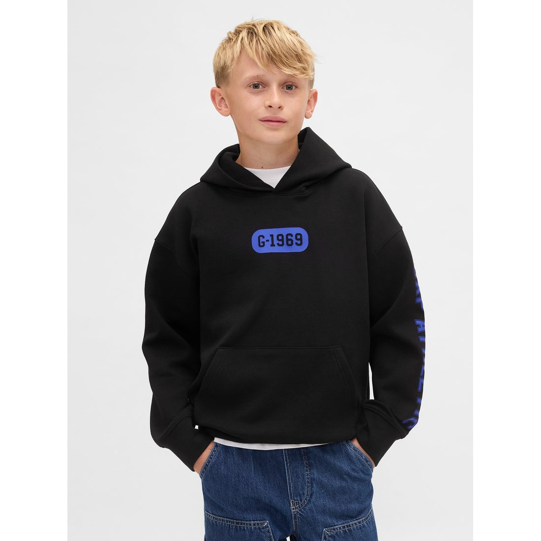 Boys' Gapfit Tech Quick-Dry Logo Hoodie