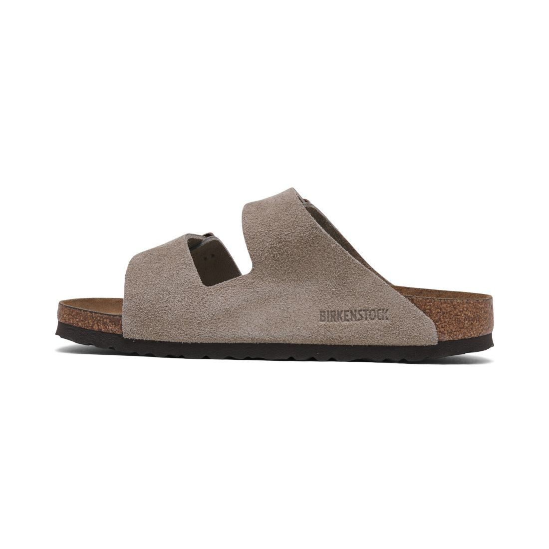 Birkenstock Women's Arizona Soft Footbed Suede Leather Sandals from Finish Line - Beige, Taupe