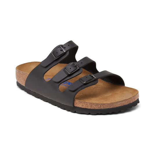Birkenstock Women's Florida Birko-Flor Nubuck Soft Footbed Sandals from Finish Line