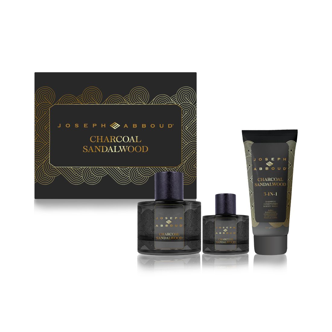 Joseph Abboud Men's 3-Pc. Charcoal Sandalwood Eau de Parfum Gift Set