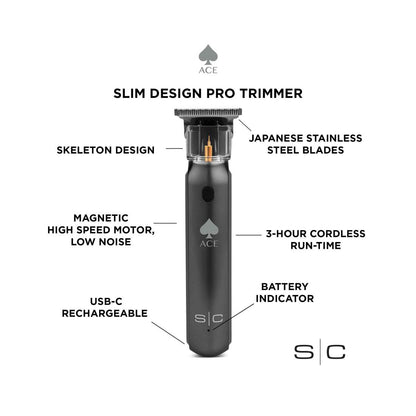StyleCraft Professional Ace Cordless Precision Hair Trimmer
