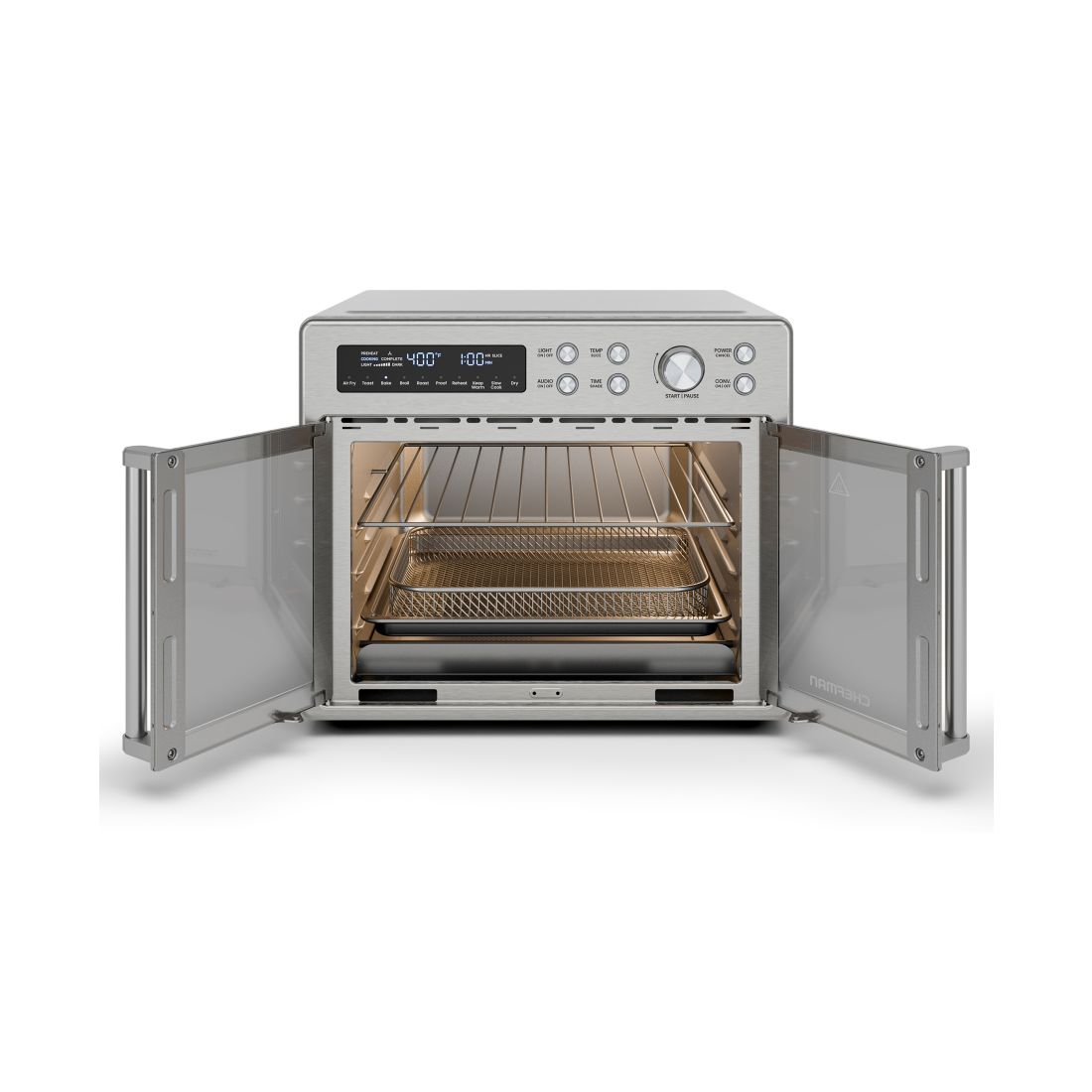 Chefman Toast-Air French Door 18" Toaster Oven Air Fryer