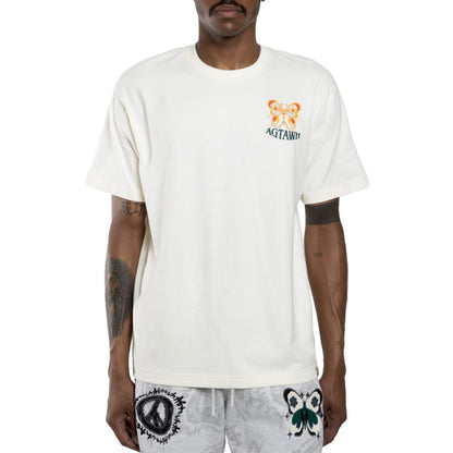 All Good Things Are Welcome Here Men's Palm Fly Graphic T-Shirt