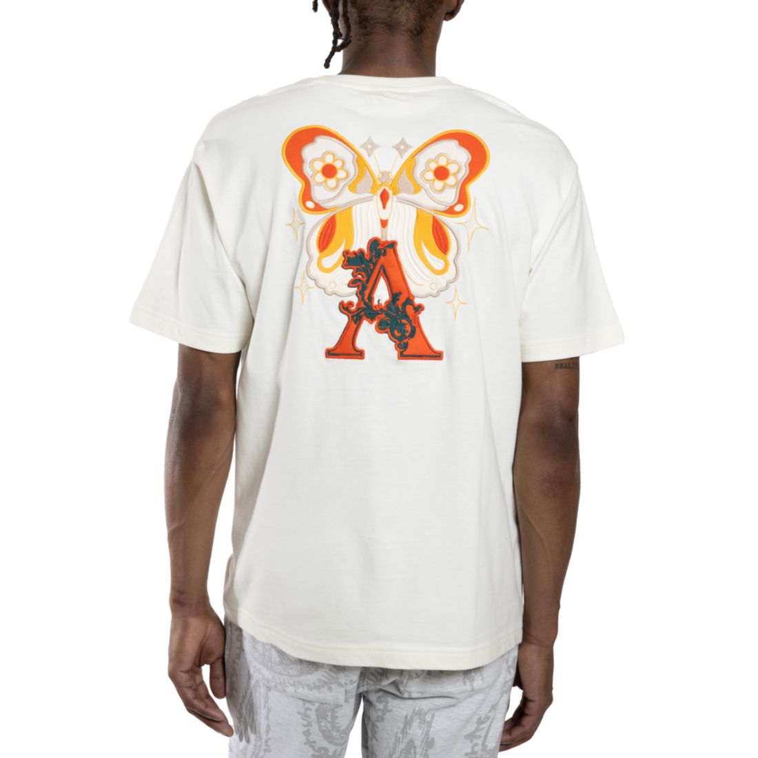 All Good Things Are Welcome Here Men's Palm Fly Graphic T-Shirt