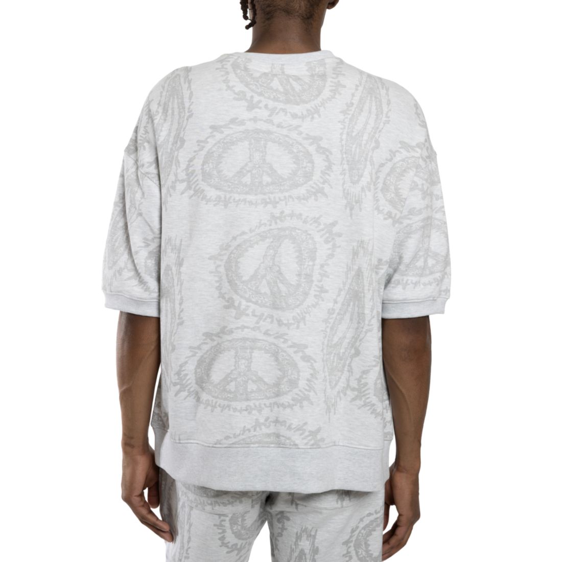 All Good Things Are Welcome Here Men's Peace Sign Graphic T-Shirt