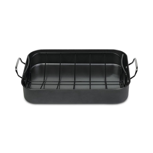 Sedona Kitchen Carbon Steel Nonstick 17" Roaster with Rack