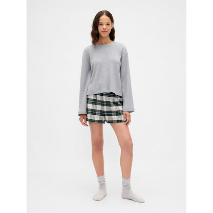 Women's Logo Flannel Boxer Shorts