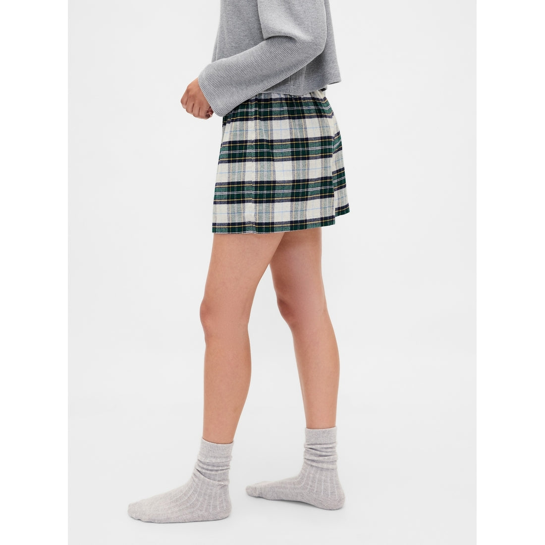 Women's Logo Flannel Boxer Shorts