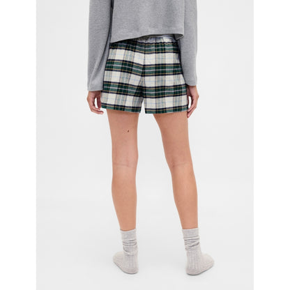 Women's Logo Flannel Boxer Shorts