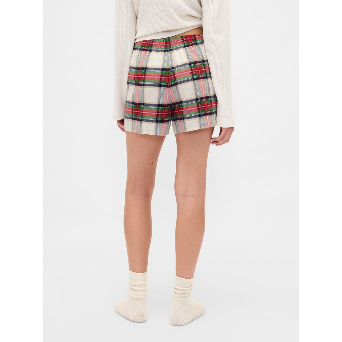 Women's Logo Flannel Boxer Shorts