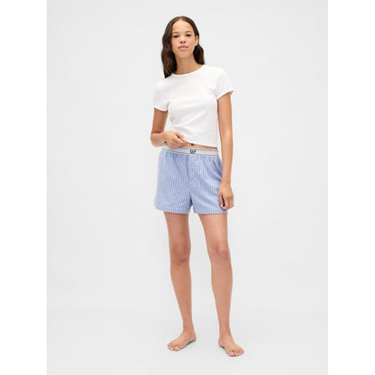 Women's Logo Flannel Boxer Shorts