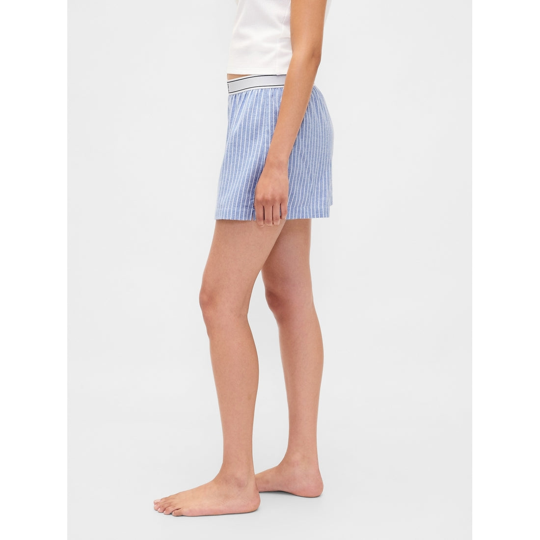 Women's Logo Flannel Boxer Shorts
