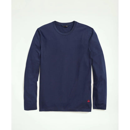 Supima Cotton Long-Sleeve Logo T-Shirt