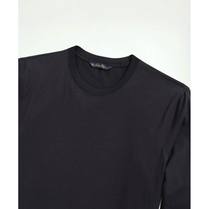 Supima Cotton Long-Sleeve Logo T-Shirt