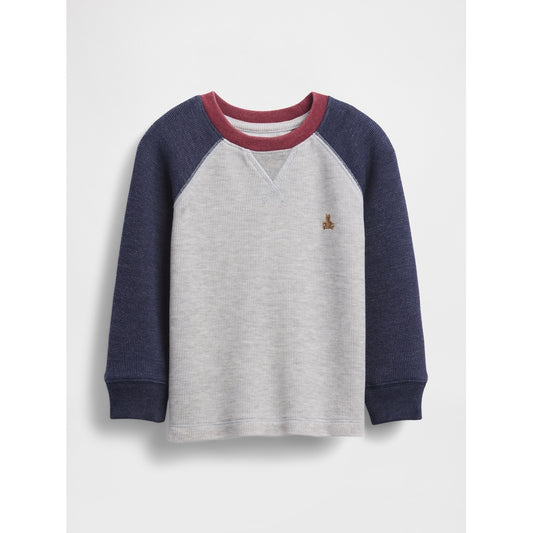 Toddler & Textured Crewneck