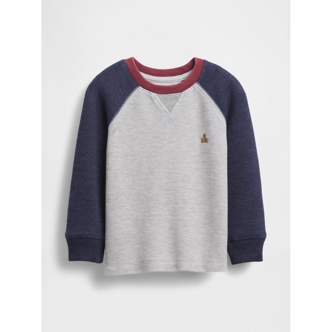 Toddler & Textured Crewneck