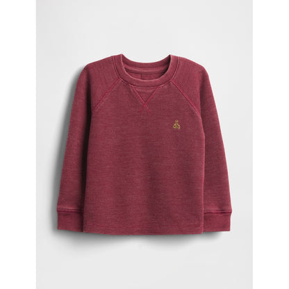 Toddler & Textured Crewneck