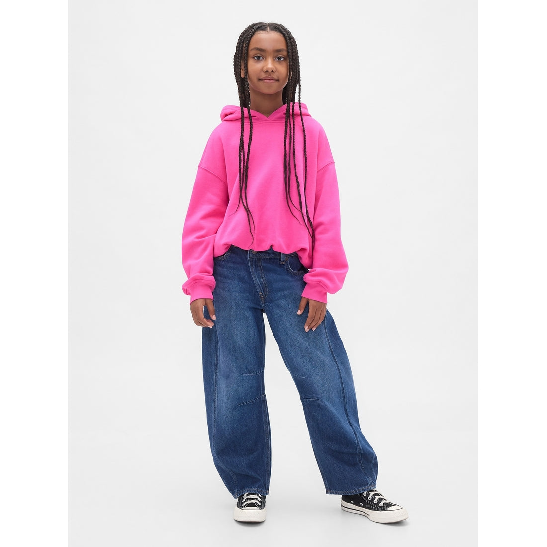 Girls' Vintagesoft Oversized Bubble Hoodie