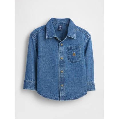 Toddler & Denim Big Shirt
