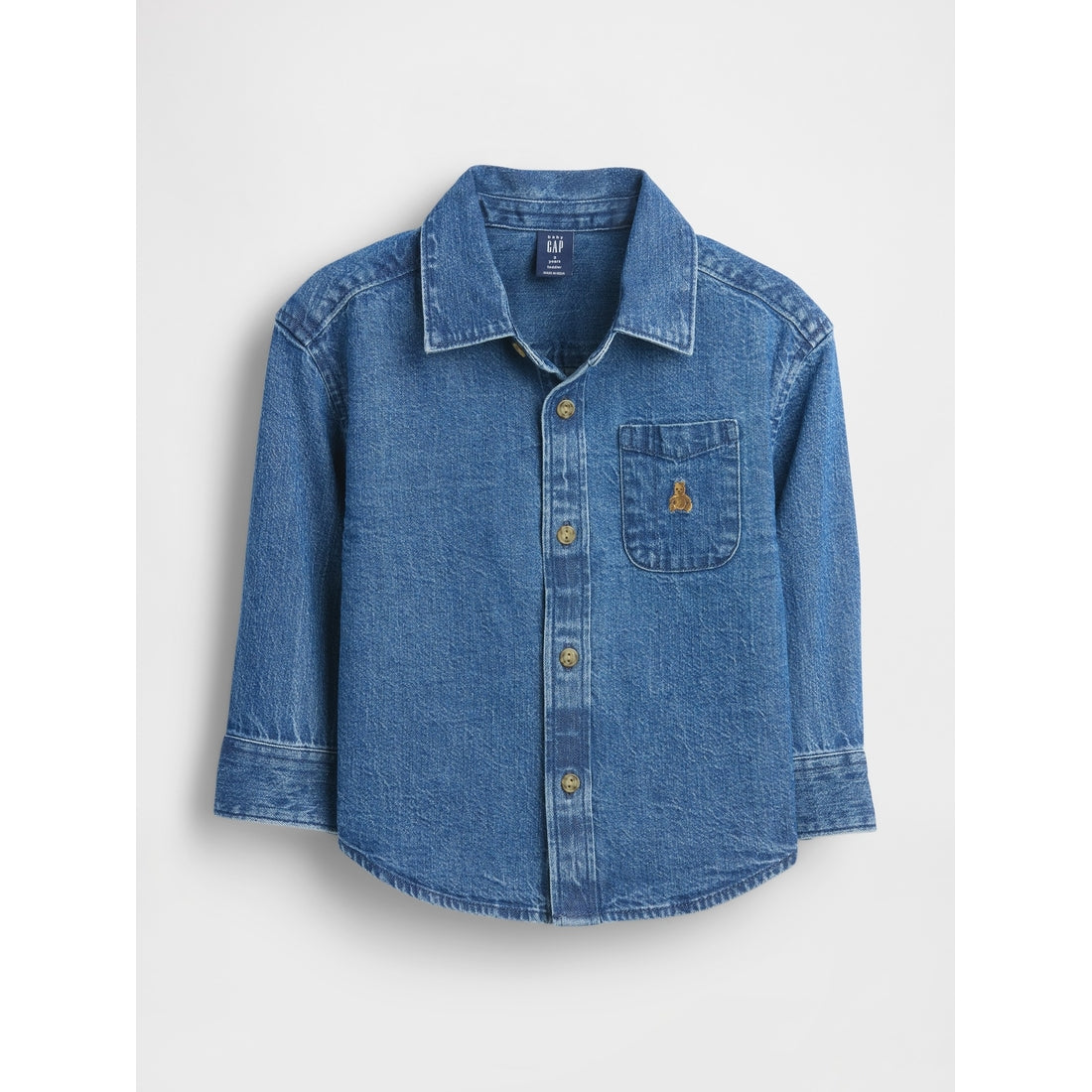 Toddler & Denim Big Shirt