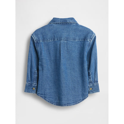 Toddler & Denim Big Shirt