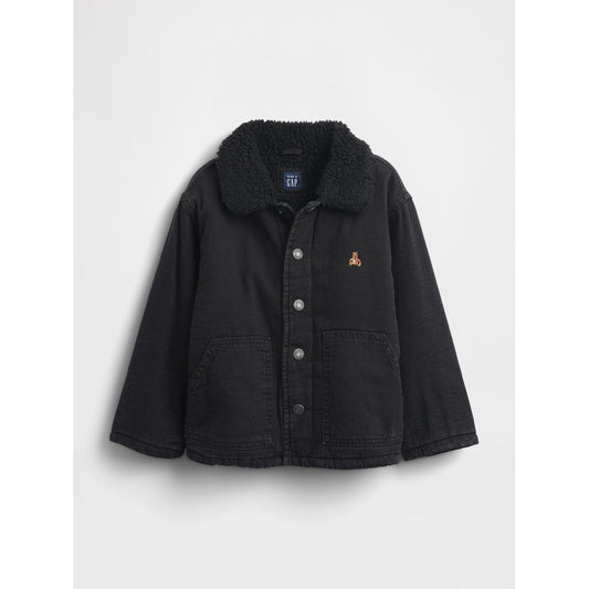 Toddler & Sherpa-Lined Denim Jacket