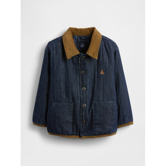 Toddler & Quilted Denim Jacket