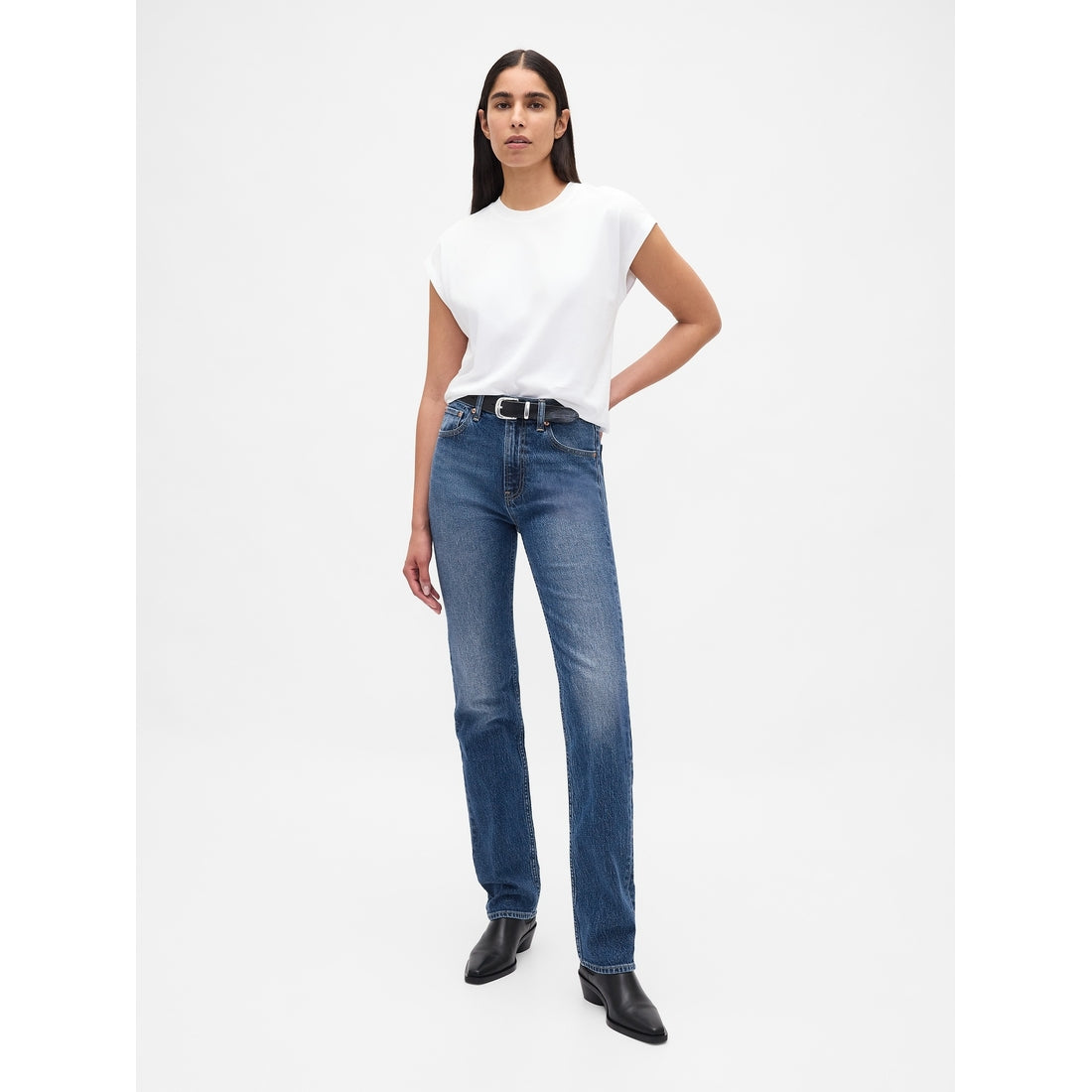 Women's High Rise '90S Slim Straight Jeans