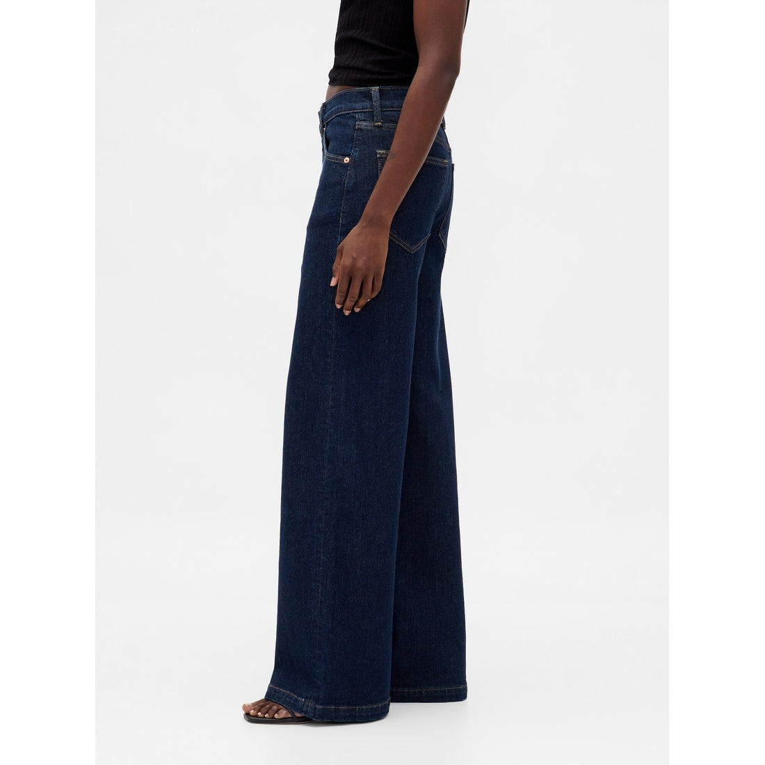 Women's High Rise Stride Wide-Leg Jeans