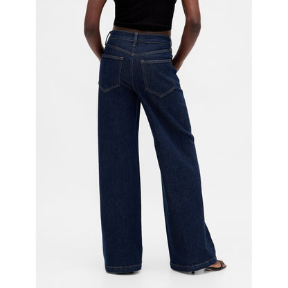 Women's High Rise Stride Wide-Leg Jeans