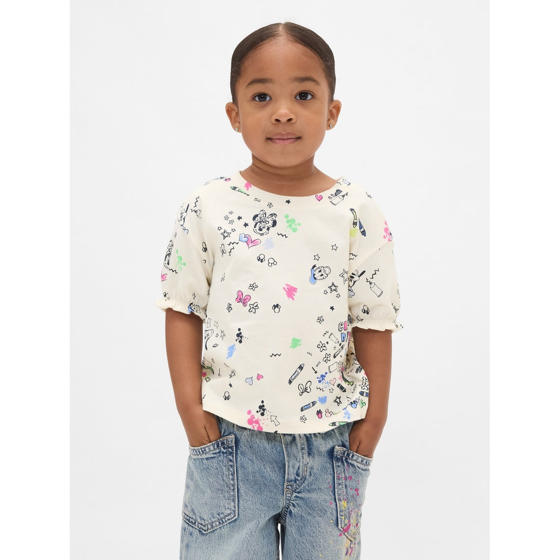 Gap × Disney Baby & Toddler Ruffle-Sleeve T-Shirt