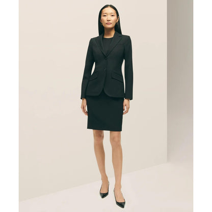 The Essentials Brooks Brothers Stretch Wool Sheath Dress
