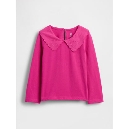 Toddler & Heart Collar Top